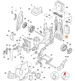 Pojemnik, Stihl RE017010800