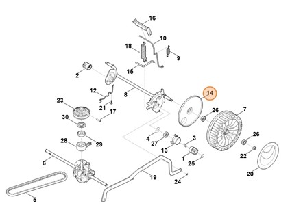 Pokrywa, Stihl 63387043600
