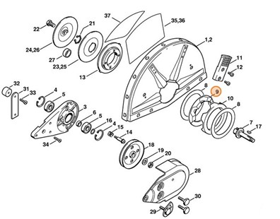 Pierścień gumowy, Stihl 42217068800