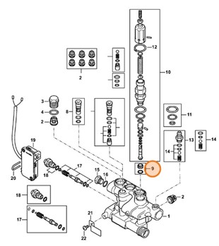 Pierścień gniazda zaworowego, Stihl 47575100500