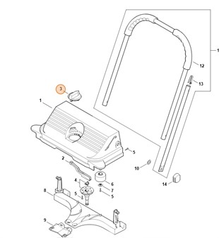 Pokrętło, Stihl 48607319100