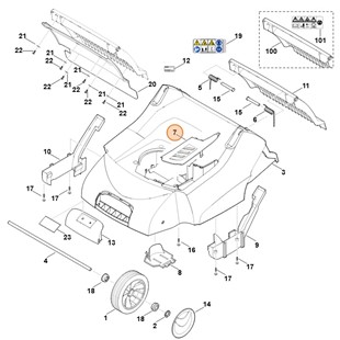 Pokrywa, Stihl 62907060701