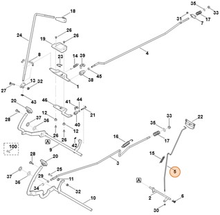 Drążek, Stihl 61407031740