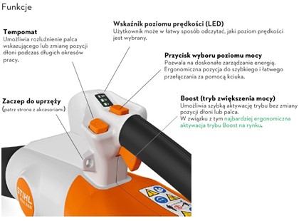 Dmuchawa akumulatorowa BGA 250.0 Stihl BA060115903