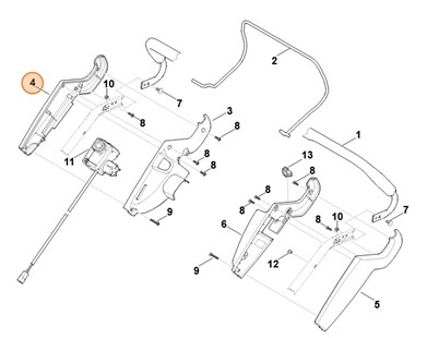 Część obudowy, Stihl 63401821321