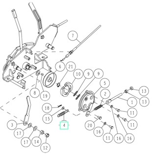 Sprężyna do hamulca, Orec 0312-14200 
