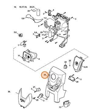 Pokrywa, Stihl 47767062100