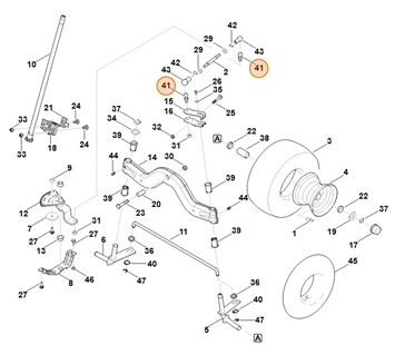 Czop kulisty M10x1 C16, Stihl 96660035114