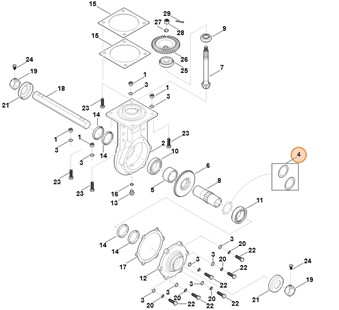 Zestaw podkładek dystansowych, Stihl 62510073200