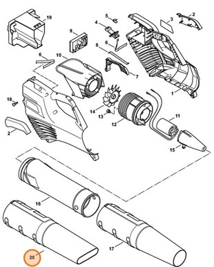 Dysza płaska prosta, Stihl 48667018301