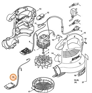 Wiązka kabli, Stihl 48114403002