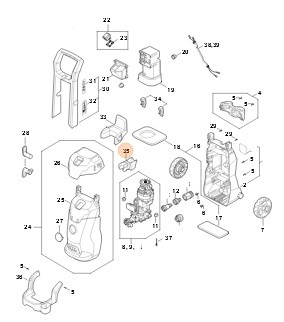 Mocowanie, Stihl RE027915402