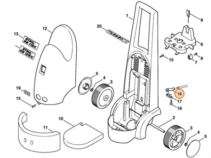Osłona kabla, Stihl 47384312400