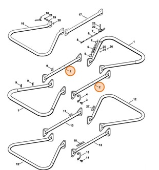 Element ślizgowy, Stihl 43087901601