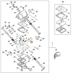 Zestaw tłoka pompy, 42381209700