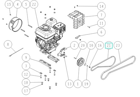 Pasek SAR-47, Orec 89-6122-004701