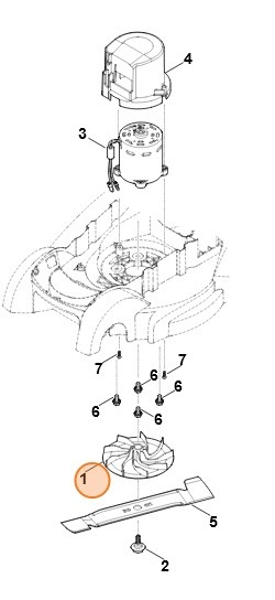 Tulejka noża, Stihl 63107025000