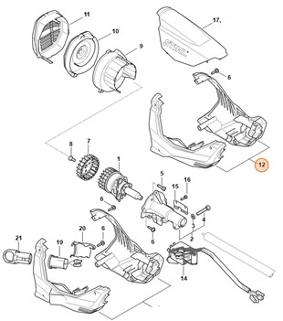 Obudowa silnika, Stihl 48676000800