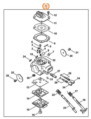 Gaźnik HD-21D, Stihl 11271200605