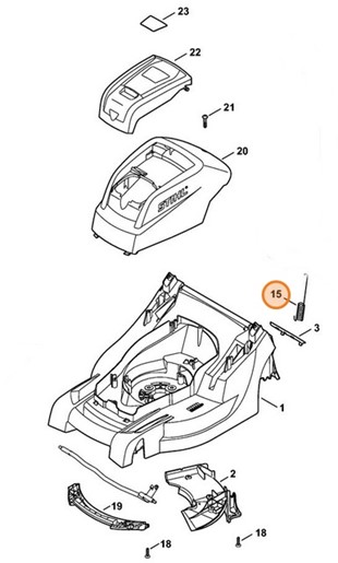 Sprężyna naciągowa, Stihl 63387035110