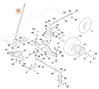 Wałek, Stihl 61657633510
