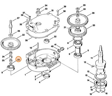 Rozprężny pierścień osadczy, Stihl 00009855805