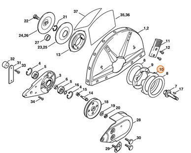 Pierścień gumowy, Stihl 42217068801