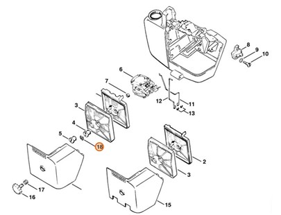 Podkładka zabezpieczająca 5, STIHL 94606240500