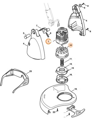 Silnik elektryczny 230 V/50 Hz, Stihl 48156000205