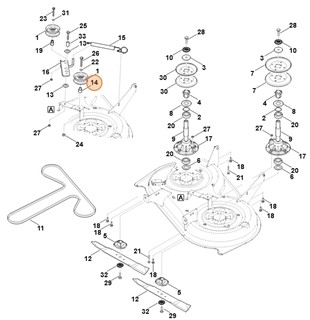 Tulejka odległościowa, Stihl 61657642840