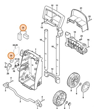 Wkład z pianki syntetycznej, Stihl 47657990300