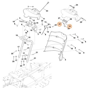 Pierścień zaciskowy 5, Stihl 99910030545