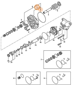 Korpus pompy, Stihl 47807004000