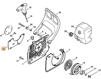 Płyta osłonowa, Stihl 11350848200