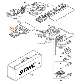 Nóż do trawy, Stihl 45158203500