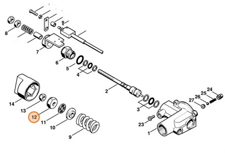 Nakrętka sześciokątna, Stihl 47225032900