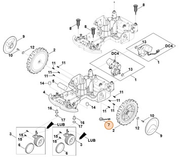 Zatyczka zamykająca, Stihl 63017085902