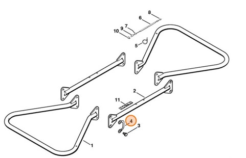 Ramię zabezpieczające, Stihl 43087912101