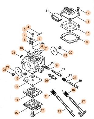 Gaźnik HD-16C, Stihl 11281200623