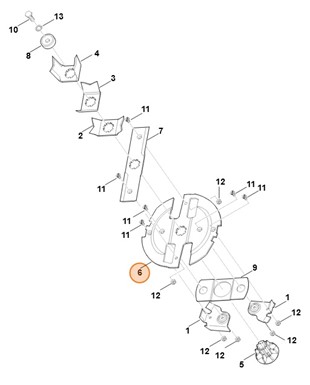 Tarcza noża, Stihl 60117021100