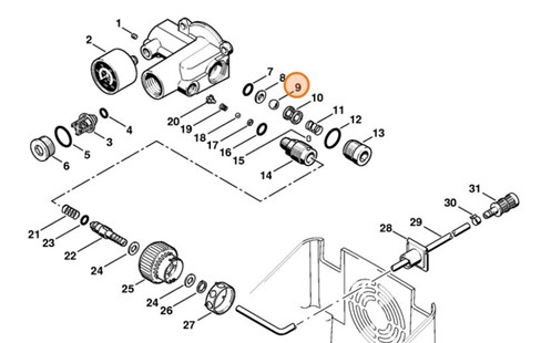 Kula śred. 10 mm, Stihl 95160033520