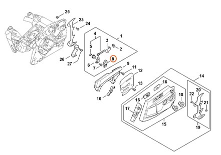 Wspornik, Stihl 11226644500