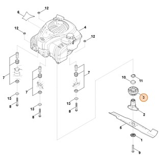 Koło paska klinowego, Stihl 63607002501