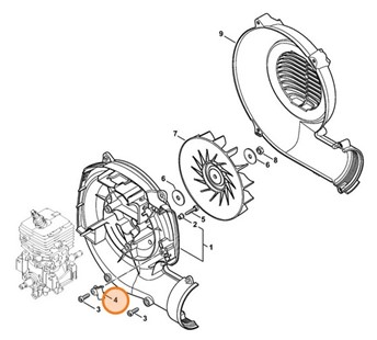 Mocowanie, Stihl 42031822107