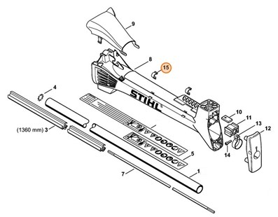Mocowanie kabla, Stihl 41287922400