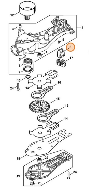 Amortyzator gumowy, Stihl 42377929303