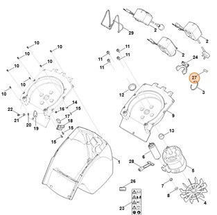Bezpiecznik 13A, Stihl 07510315004