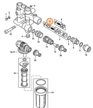 Zawór zwrotny, Stihl 47885100201