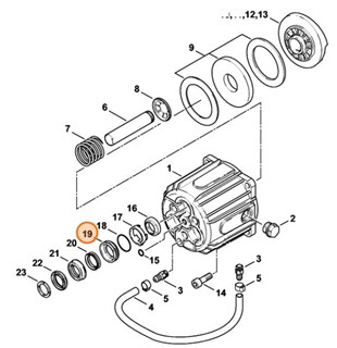 Prowadzenie tłoka, Stihl 47575110400