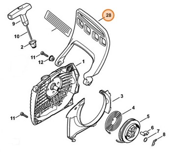 Osłona dłoni, Stihl 11417929101
